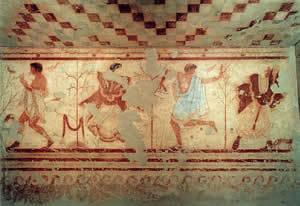 Tomb of the Triclinium The Etruscans Obsession with death amp funery practices