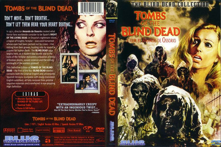 Tombs of the Blind Dead Tombs Of The Blind Dead 1972 R1 Movie DVD Front DVD Cover