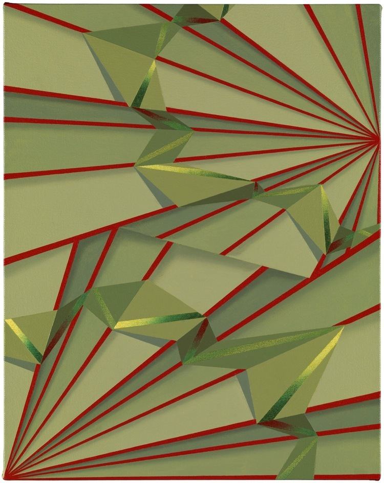 Tomma Abts Tomma Abts Inte 2013 acrylic and oil on canvas 48 x 38 cm