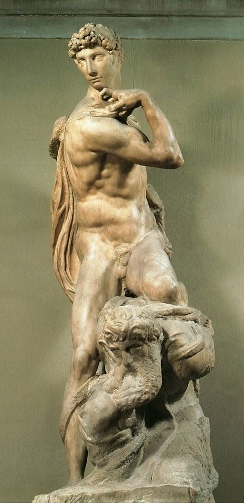 Tommaso dei Cavalieri Genius of Victory by Michelandgelo The statue depicted