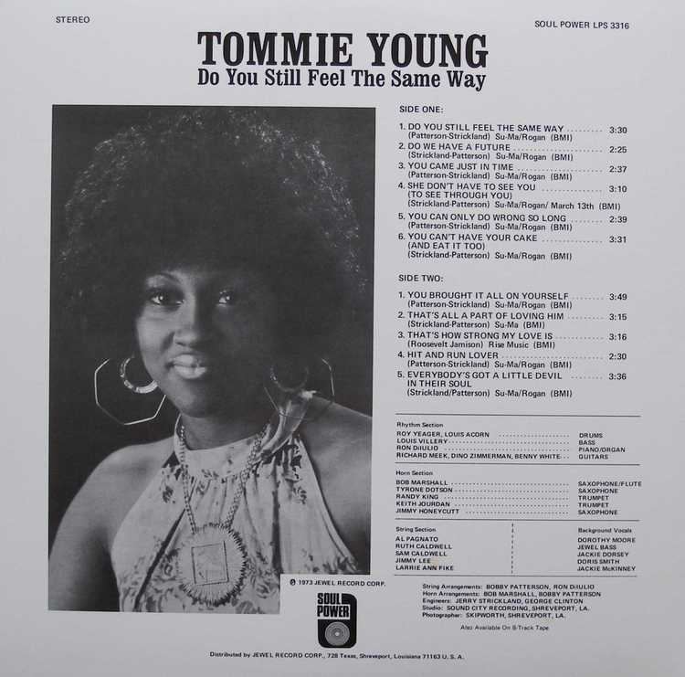 Tommie Young Tommie Young Do You Still Feel The Same Way