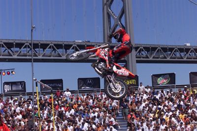 Tommy Clowers Tommy Clowers in Moto X Step Up Competition 2000 X Games