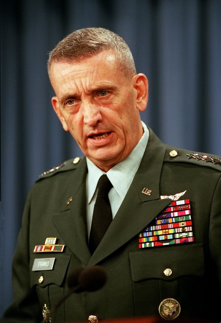Tommy Franks Commander in Chief US Central Command Gen Tommy R