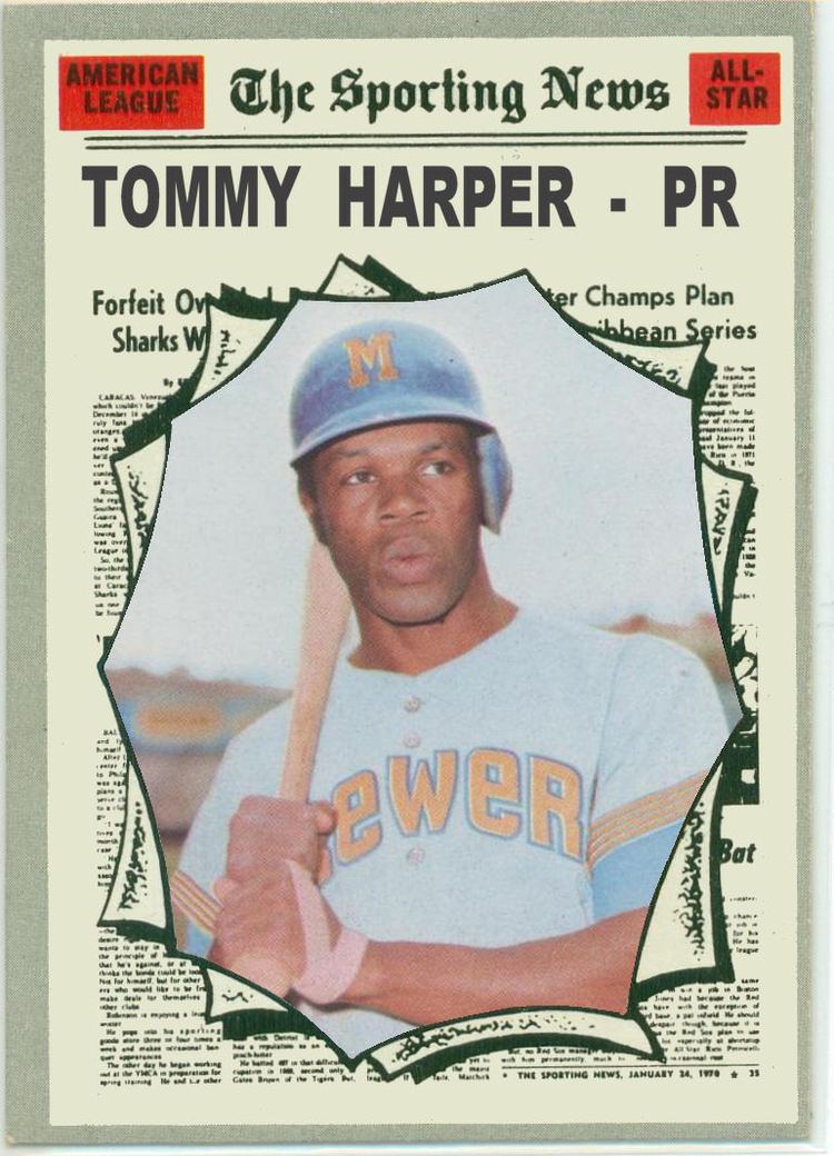 Tommy Harper Cards That Never Were 1970 Topps Tommy Harper All Star