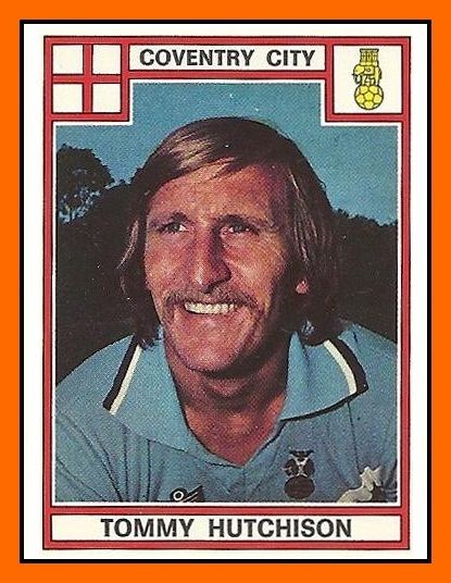 Tommy Hutchison Old School Panini UK Football Team Coventry City 1978