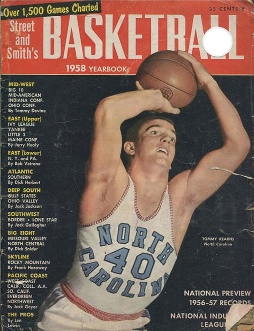 Tommy Kearns Tommy Kearns 1958 Basketball Yearbook Magazine