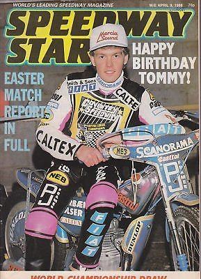 Tommy Knudsen SPEEDWAY STAR MAGAZINE BACK ISSUE 941988 TOMMY KNUDSEN STEVE