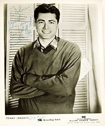 Tommy Leonetti Tommy Leonetti Signed Vintage William Morris Agency 8x10