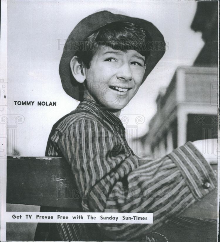 Tommy Nolan 1958 Press Photo Tommy Nolan Child Actor Western Series Buckskin