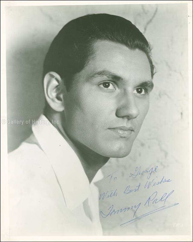 Tommy Rall HistoryForSale Autographs and Manuscripts Tommy Rall