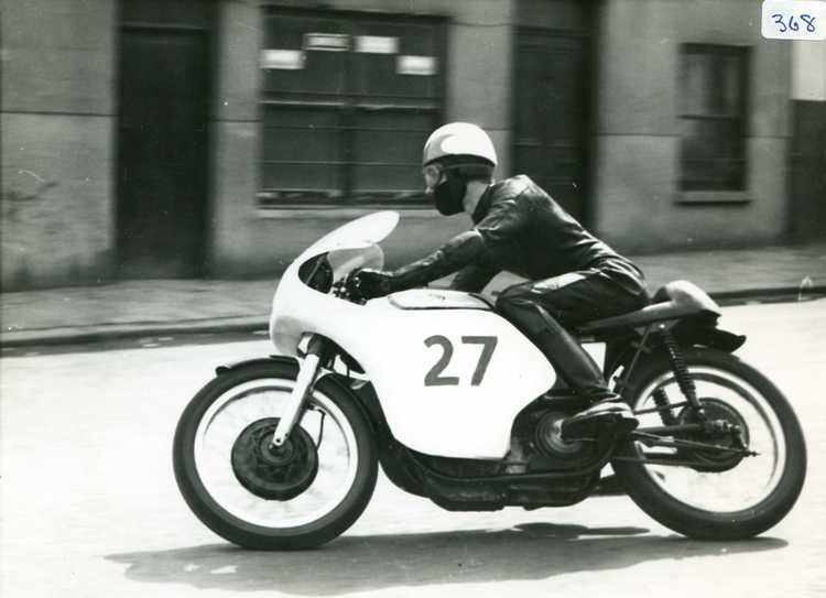 Tommy Robb North West 200 c1958 Tommy Robb 350 Norton