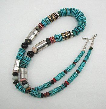 Tommy Singer Tommy Singer Navajo 30 inch graduated turquoise gemstone