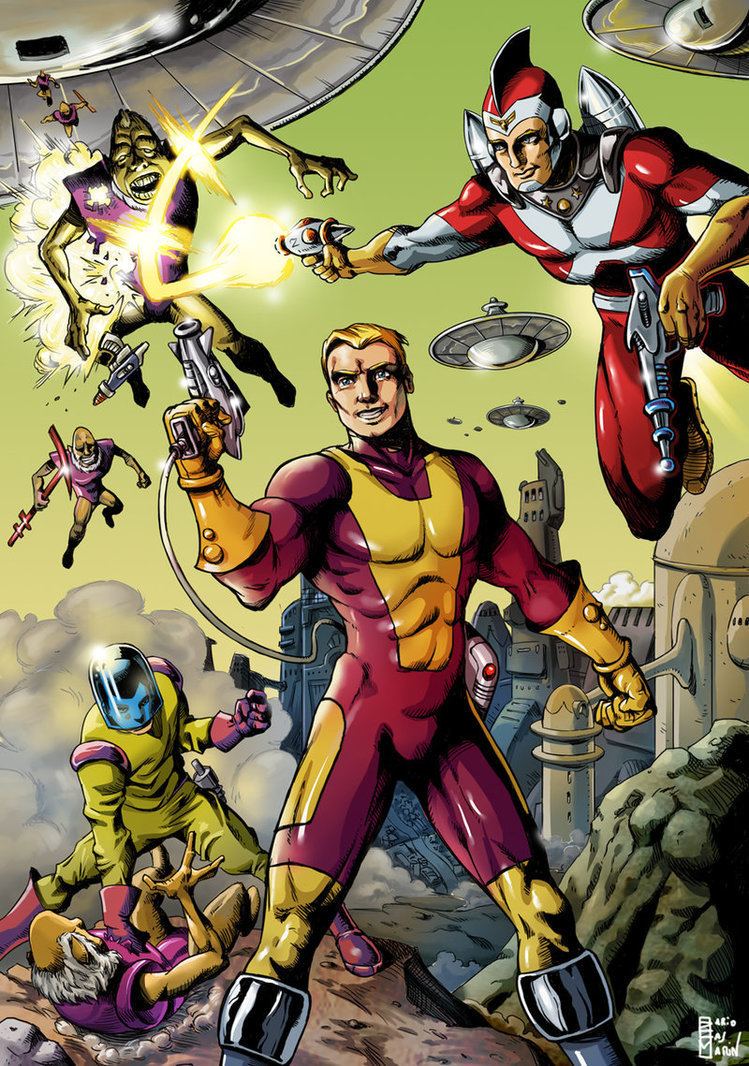 Tommy Tomorrow Tommy Tomorrow Adam Strange and Space Ranger by DFMarin on DeviantArt