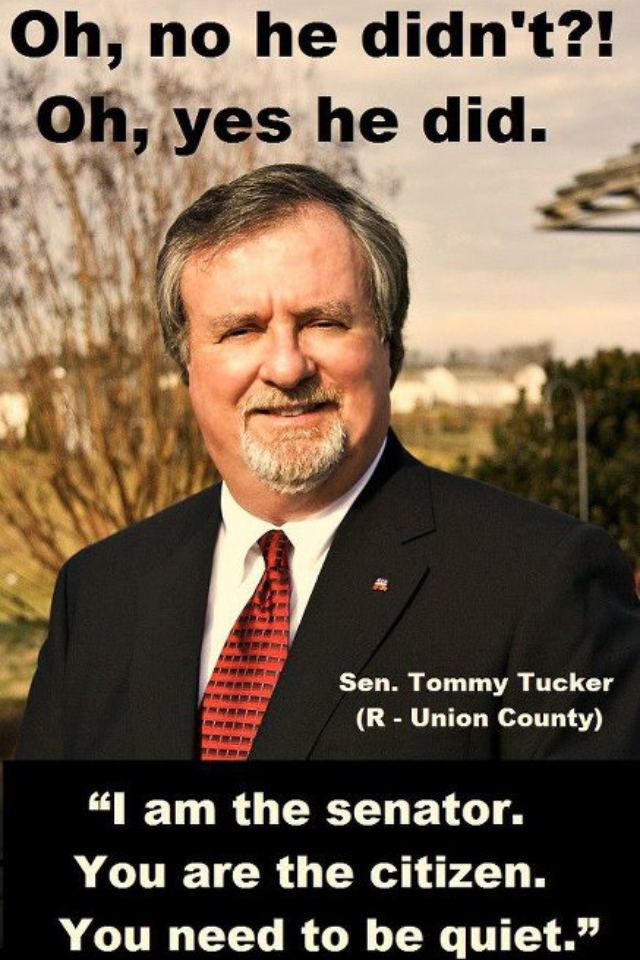 Tommy Tucker (politician) Republican Senator Tommy Tucker Quote Politics GOP Quotes