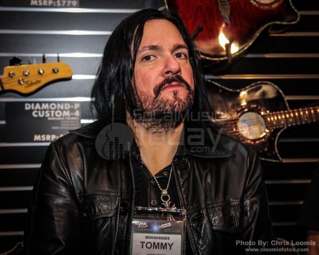 Tommy Victor Tommy Victor from Prong at the Schecter Guitars booth