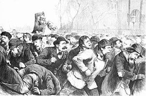 Tompkins Square riot (1874) httpsuploadwikimediaorgwikipediacommonsthu