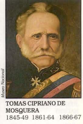 Tomás Cipriano de Mosquera Tomas Cipriano de Mosquera Presidente de Colombia 184549 186164