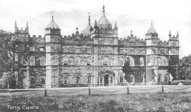 Tong Castle Tong Castle Shropshire Demolished 1954 A very large mostly Gothic