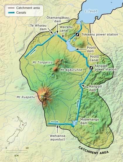 Tongariro Power Scheme Tongariro power scheme Economy and the environment Te Ara