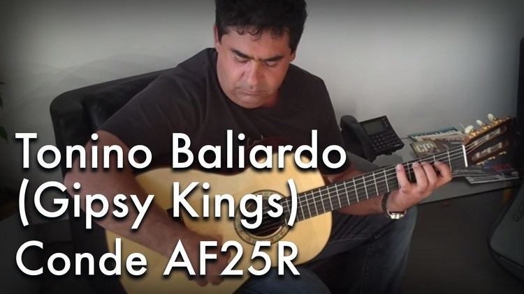 Tonino Baliardo Tonino Baliardo Gipsy Kings on a Conde AF25R YouTube