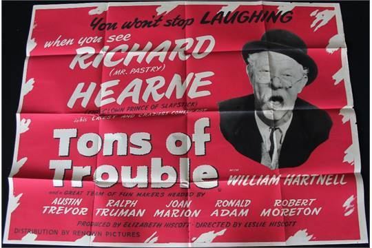 Tons of Trouble TONS OF TROUBLE MR PASTRY an original UK quad film poster Ex