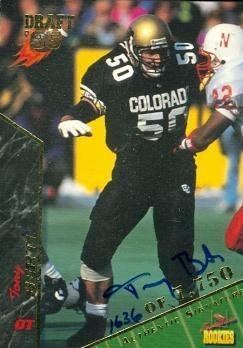 Tony Berti Tony Berti autographed Football Card Colorado 1995 Signature