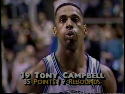 Tony Campbell Tony Campbell 44pts14rebs vs Celtics 1990 YouTube