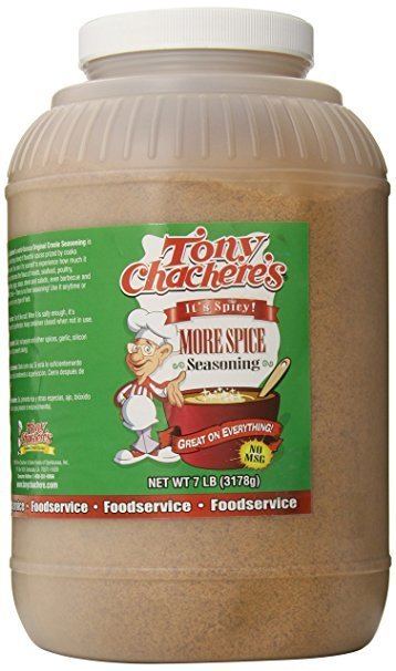 Tony Chachere Amazoncom Tony Chachere More Spice Seasoning 7Pound Packages