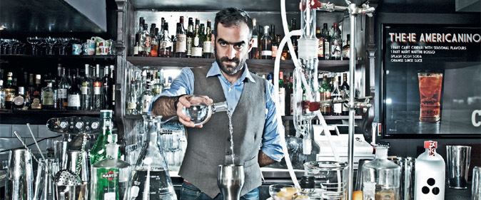 Mixologist Tony Conigliaro at his drinks laboratory 'Drink Factory',  London, UK Stock Photo - Alamy