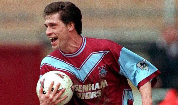 Tony Cottee Two up front works for West Ham legend Tony Cottee