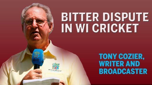 Tony Cozier Cant see West Indies at World Cup if standoff remains Cozier