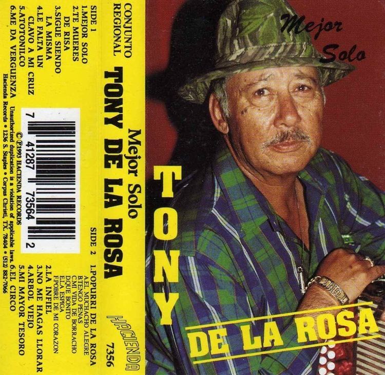 Tony De La Rosa Tony De La Rosa Mejor Solo Audiocasete Tejano 11900