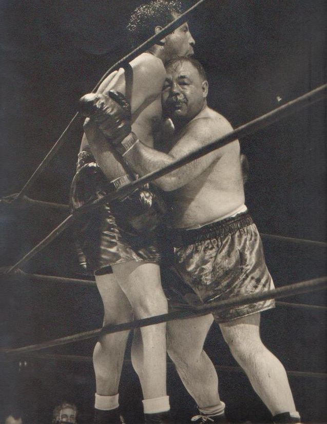 Tony Galento A vintage original photo of a battered Max Baer and Tony