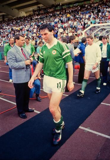 Tony Galvin There was a lot of aggressive abuse from England fans Ireland