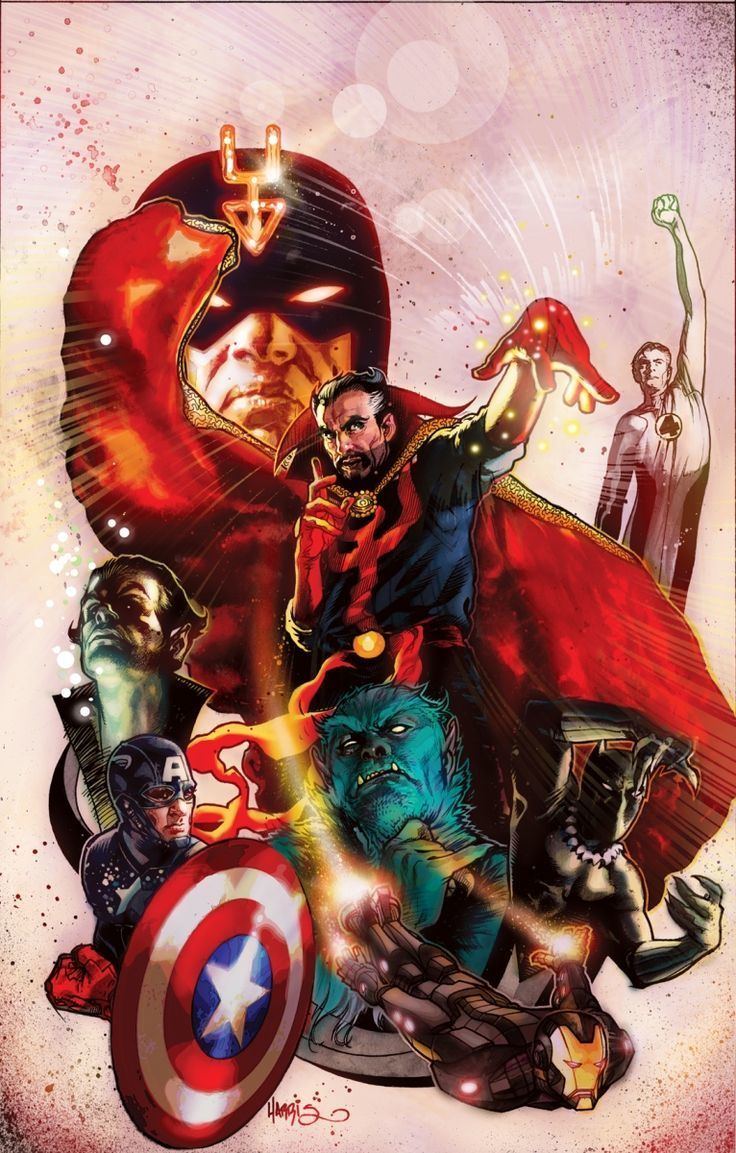 Tony Harris (artist) New Avengers 33 variant cover by Tony Harris Comic