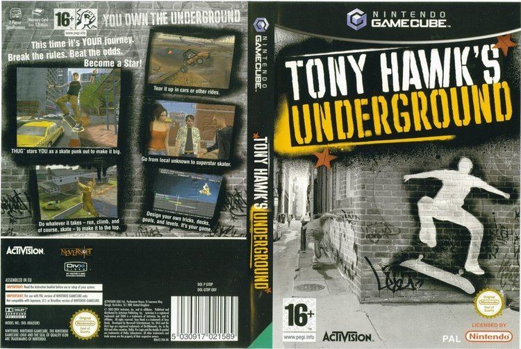 Tony Hawk's Underground Tony Hawks Underground ISO lt GCN ISOs Emuparadise