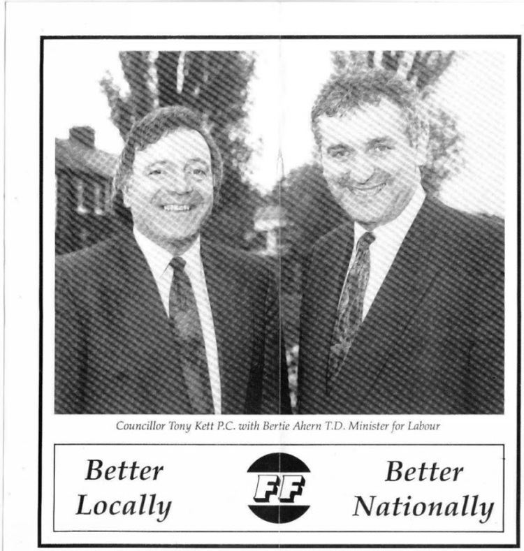 Tony Kett Tony Kett Fianna Fail 1991 and 1985 Local Elections Irish
