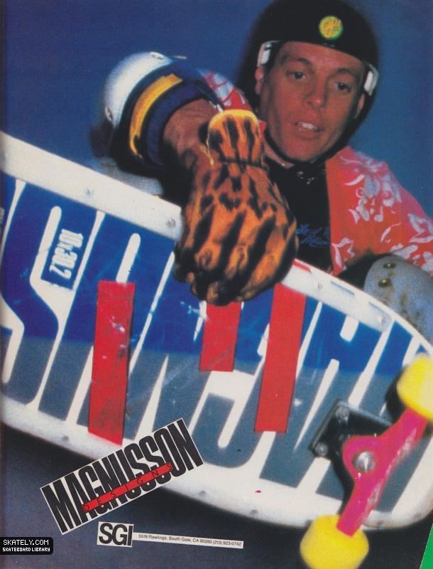 Tony Magnusson Magnusson Designs Tony Magnusson Ad 1986 lt Skately Library