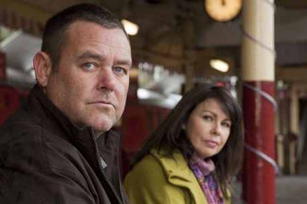 Tony Maudsley and Julie Graham on a TV Programme, "Secrets and Words"