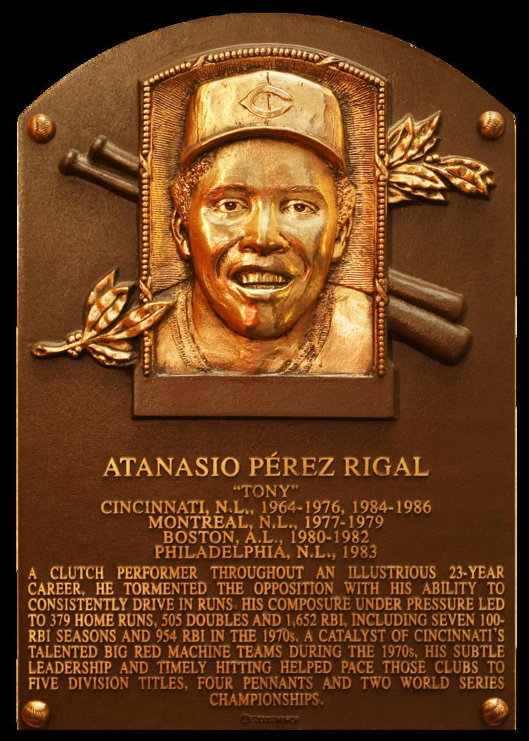 Tony Pérez Prez Tony Baseball Hall of Fame