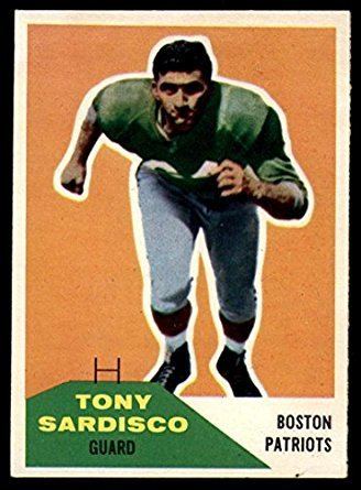 Tony Sardisco Amazoncom Football NFL 1960 Fleer 21 Tony Sardisco NM Near Mint