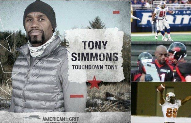 Tony Simmons (gridiron football) New Fox TV Series quotAmerican Gritquot Features NFLCFLEuro Veteran Tony