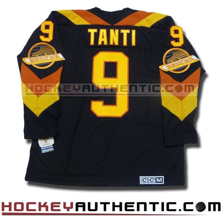 Tony Tanti Tony Tanti Vancouver Canucks 1982 CCM vintage jersey