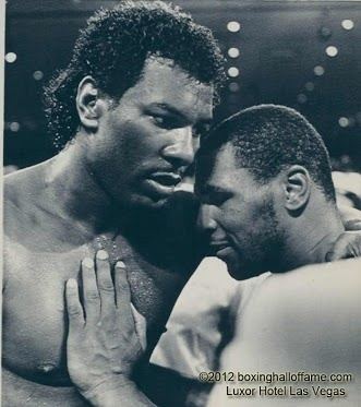 Tony Tucker Mike Tyson TENDER AND COMPASSIONATE Fantastic shot of