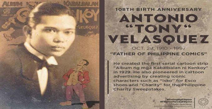 Father Of Philippine Comics | Antonio "Tony" Velasquez - The Philippines  Today