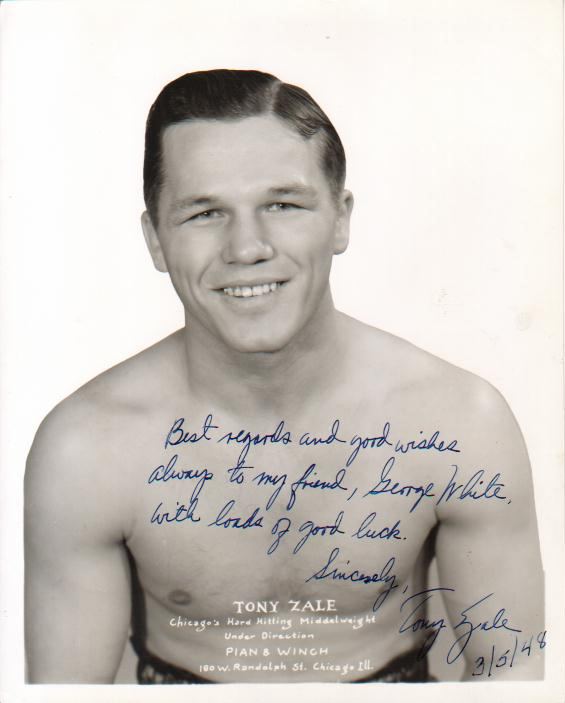 Tony Zale Tony Zale NBA Middleweight Champion 1940