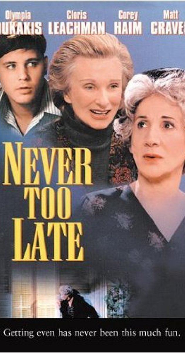 Too Late (1996 film) Never Too Late 1996 IMDb