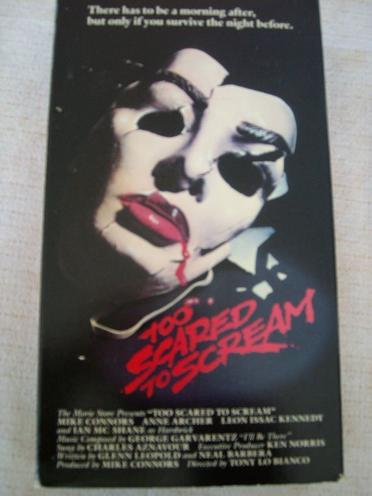 Too Scared to Scream VHS Anne archer and Mike connors