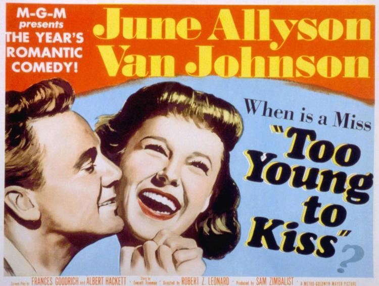 Too Young to Kiss Movie 1951