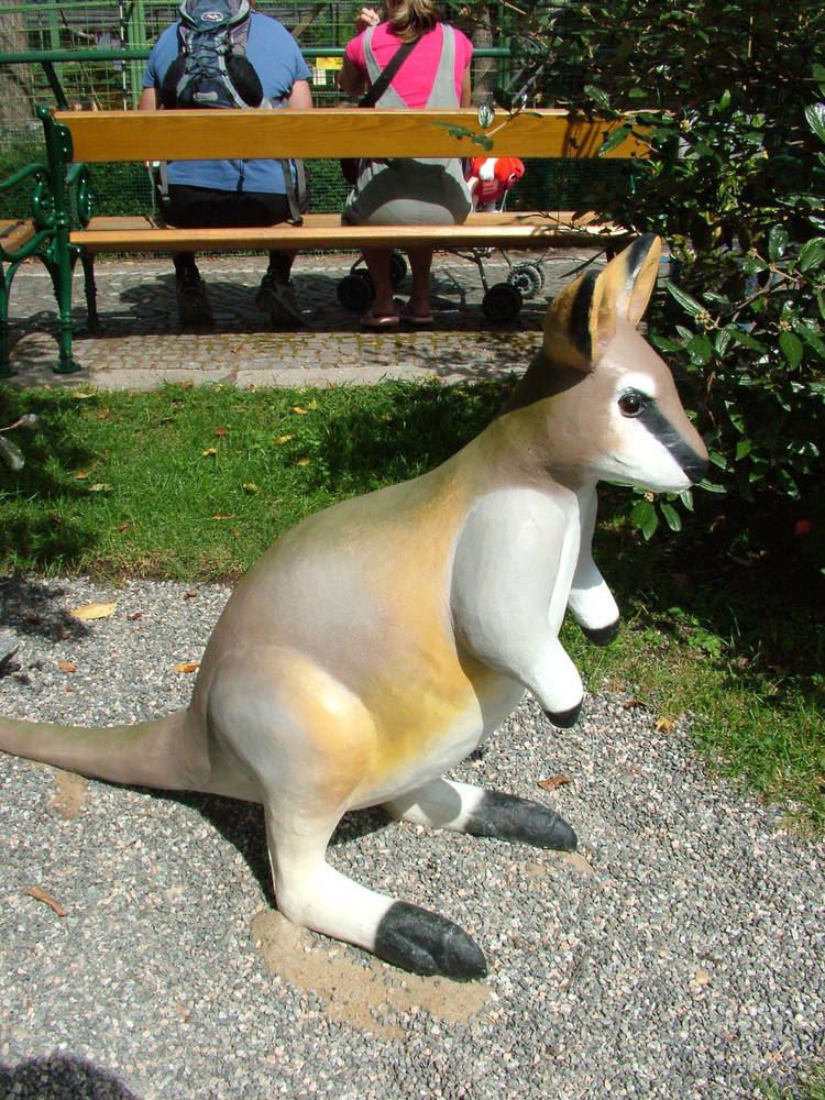Toolache wallaby Toolache Wallaby Sculpture at Chleby 260812 ZooChat